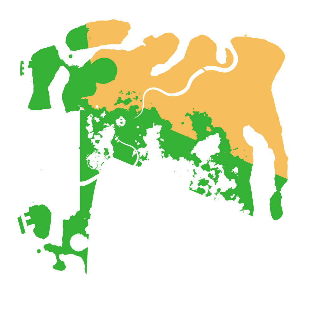 Biome Rust Map: Procedural Map, Size: 3300, Seed: 888888