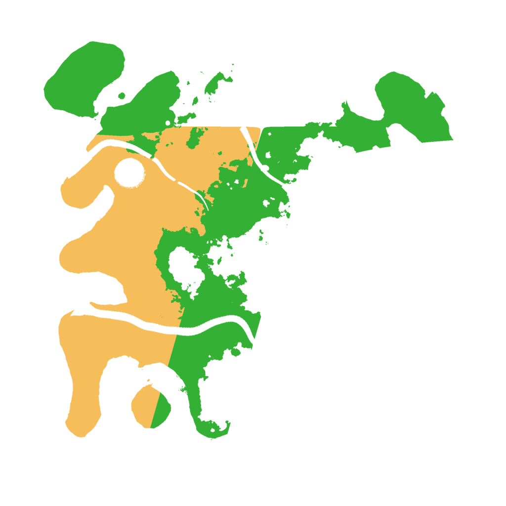 Biome Rust Map: Procedural Map, Size: 3000, Seed: 787878778