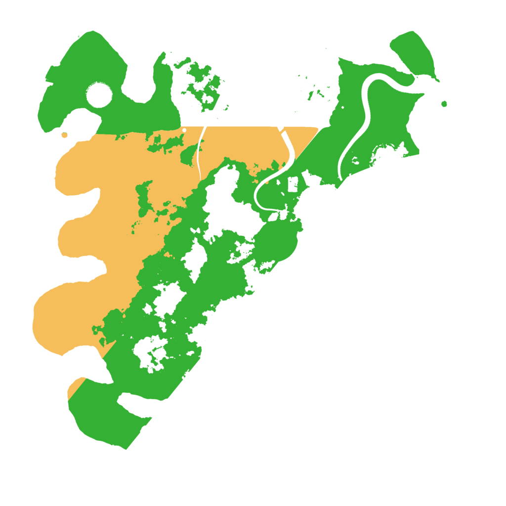 Biome Rust Map: Procedural Map, Size: 3500, Seed: 1691368415
