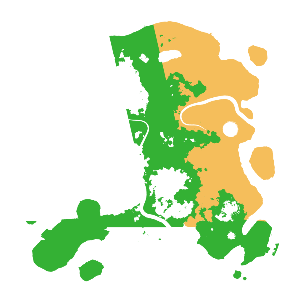 Biome Rust Map: Procedural Map, Size: 3500, Seed: 1435964566