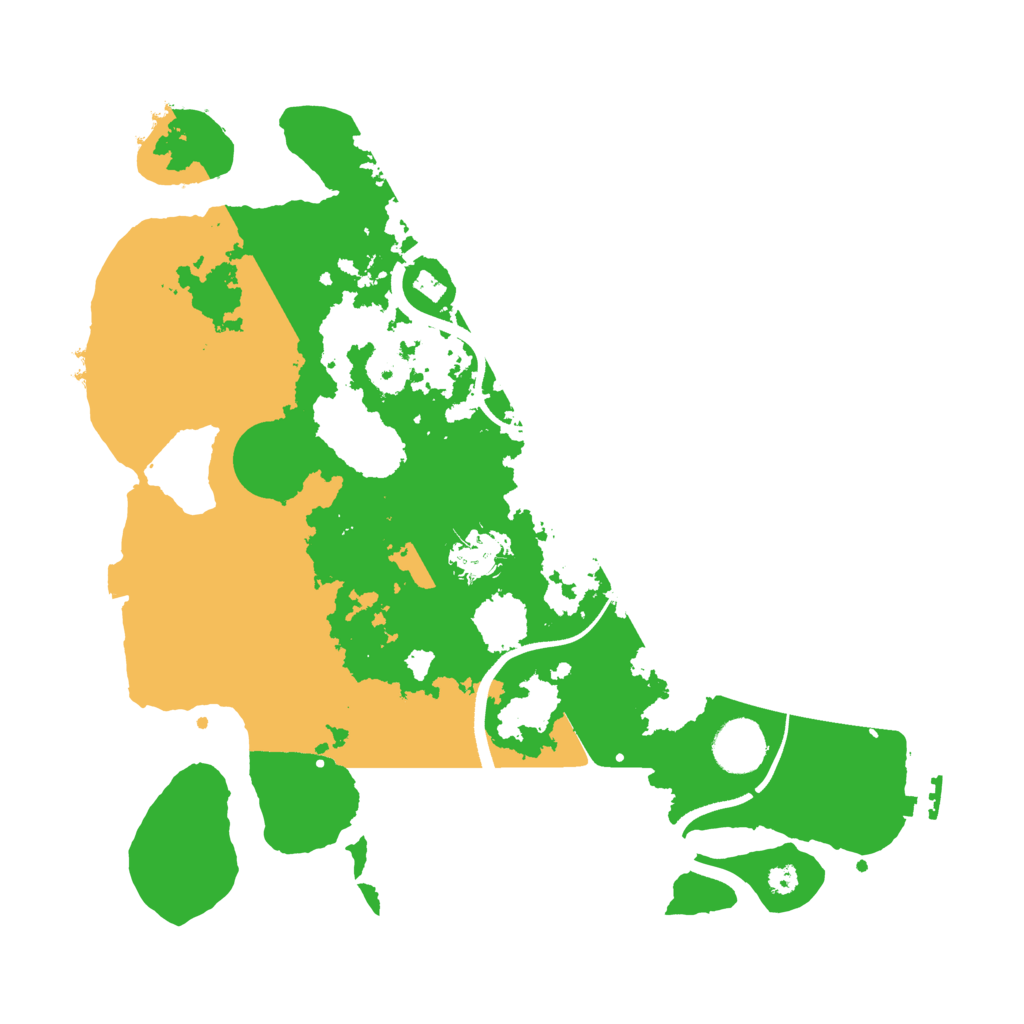 Biome Rust Map: Procedural Map, Size: 3500, Seed: 1370221031