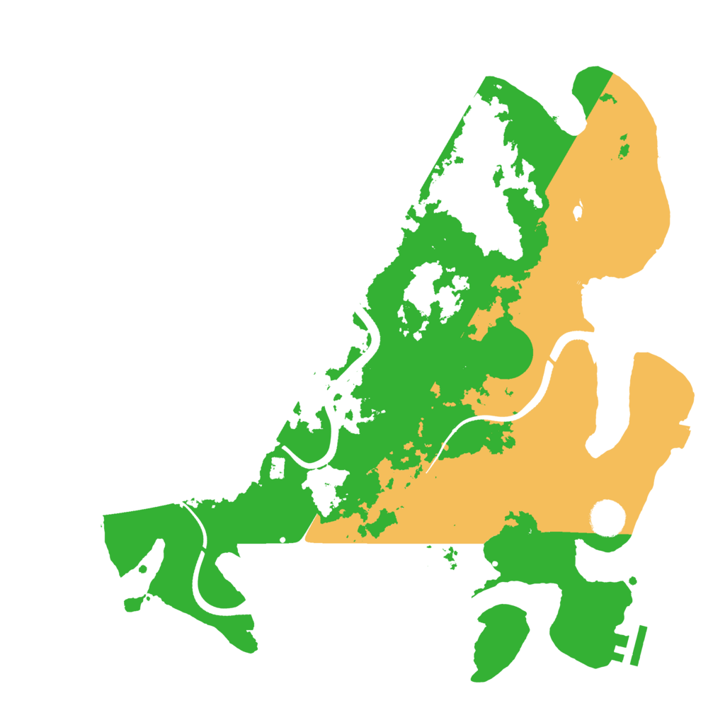 Biome Rust Map: Procedural Map, Size: 3600, Seed: 1581620874