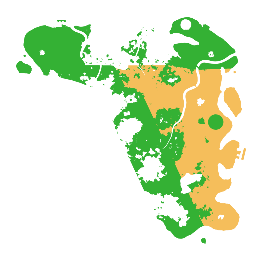 Biome Rust Map: Procedural Map, Size: 4500, Seed: 667255355