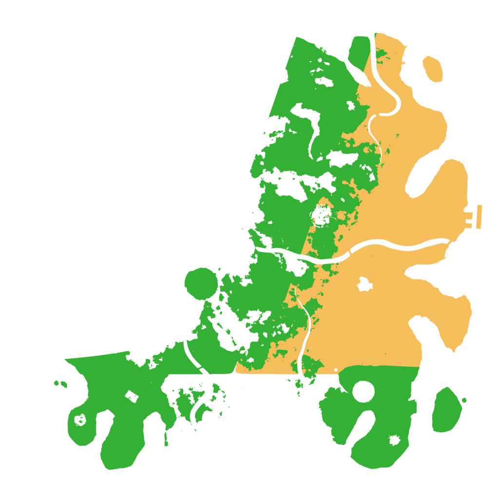 Biome Rust Map: Procedural Map, Size: 4250, Seed: 48444124