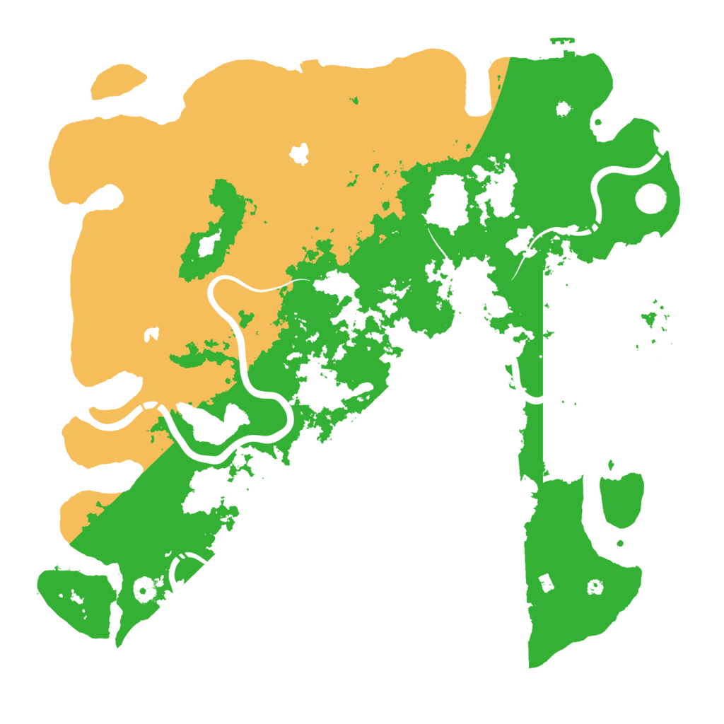 Biome Rust Map: Procedural Map, Size: 4500, Seed: 663008107
