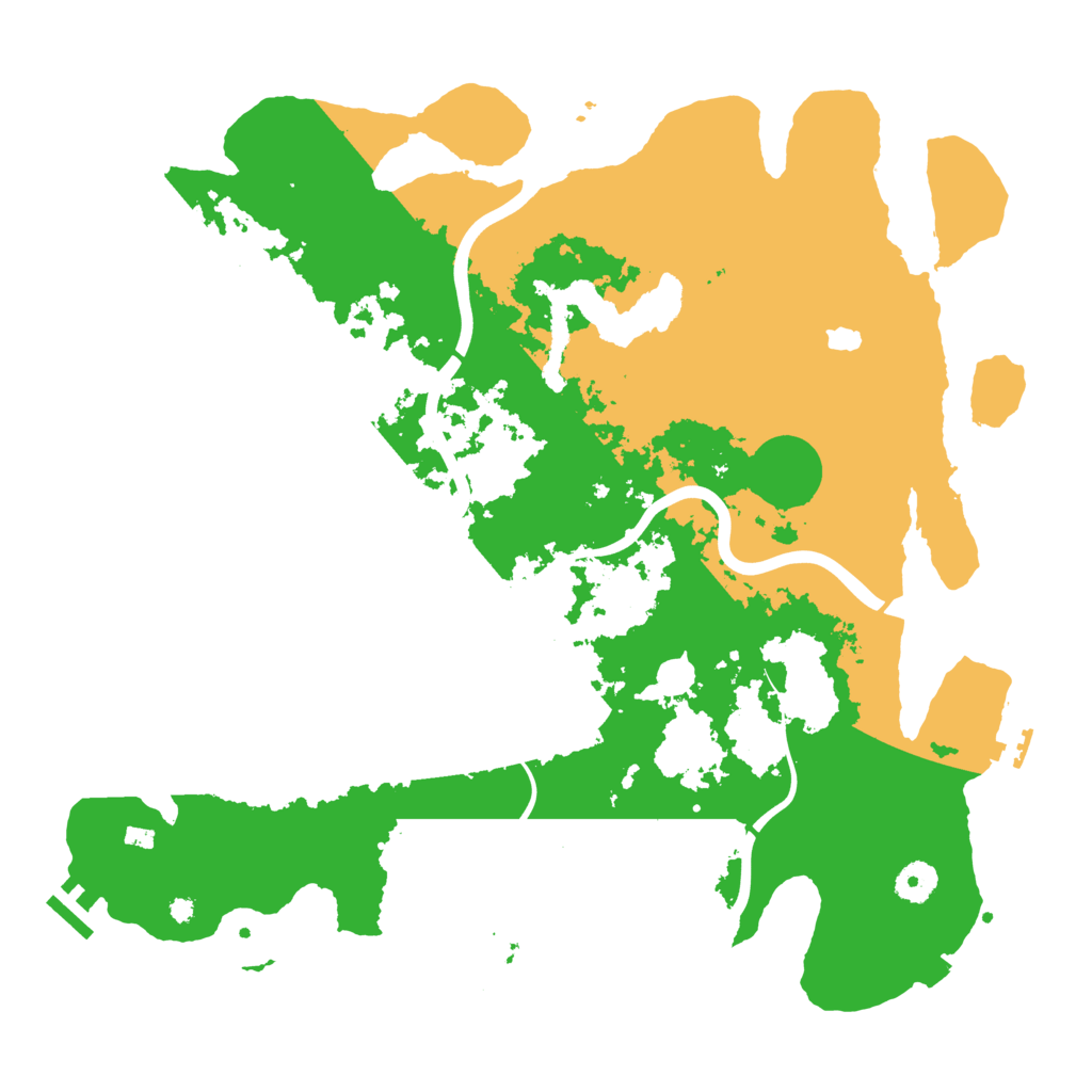 Biome Rust Map: Procedural Map, Size: 4000, Seed: 1639285809