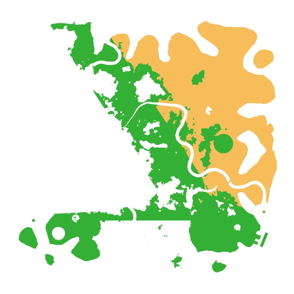 Biome Rust Map: Procedural Map, Size: 4000, Seed: 1106453528