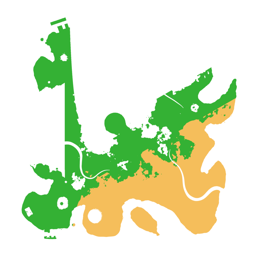Biome Rust Map: Procedural Map, Size: 3250, Seed: 1728644308