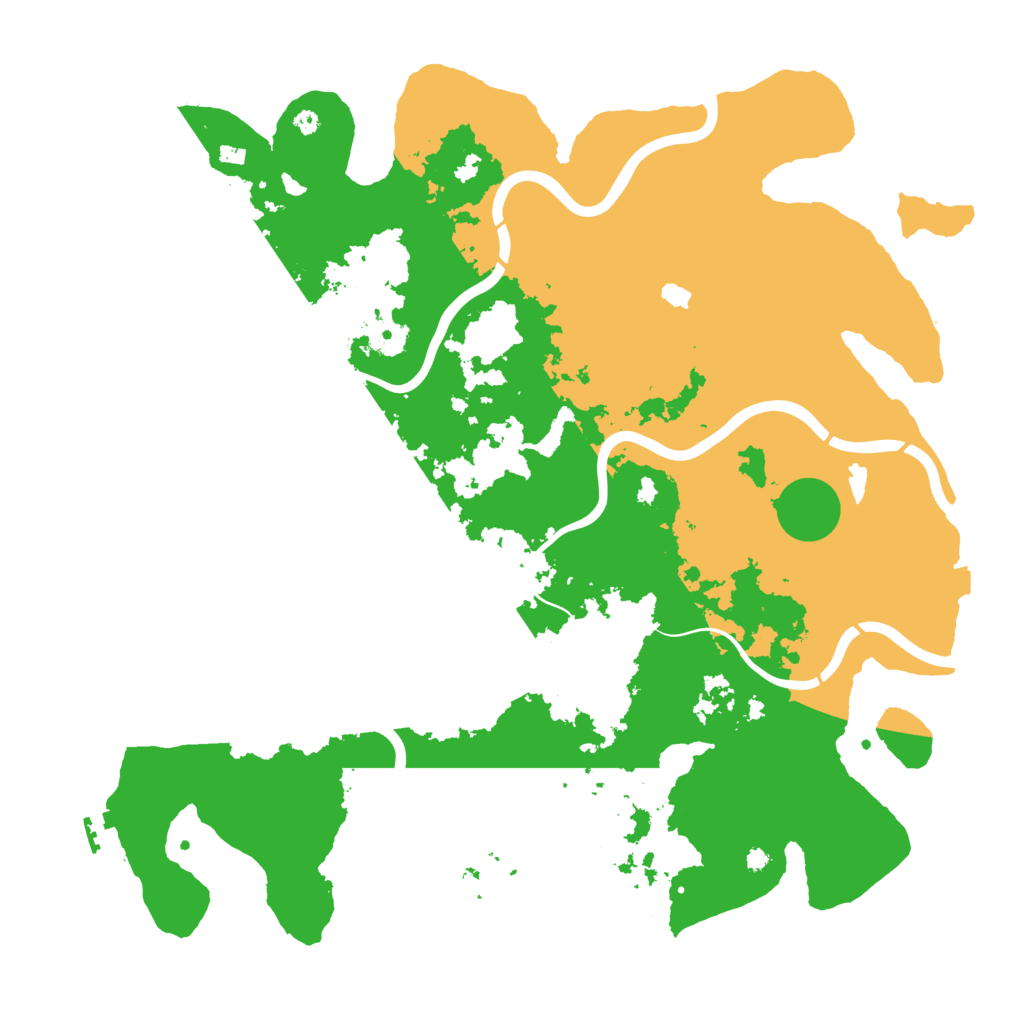 Biome Rust Map: Procedural Map, Size: 4250, Seed: 1852537153