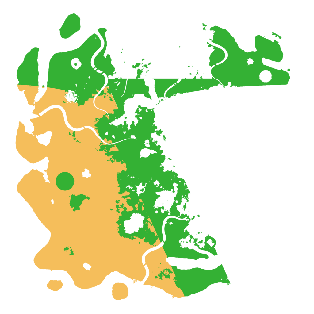 Biome Rust Map: Procedural Map, Size: 4500, Seed: 2136992