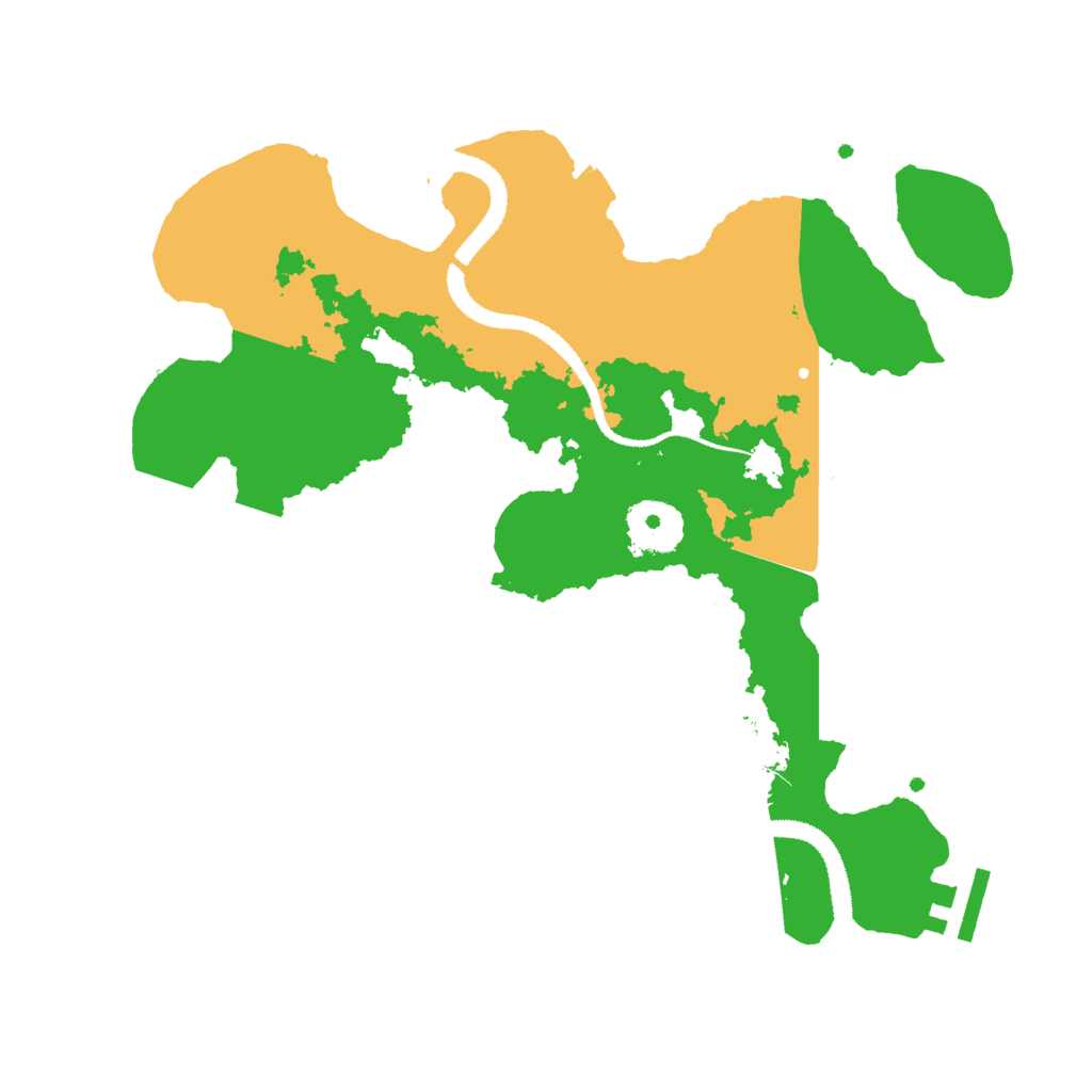 Biome Rust Map: Procedural Map, Size: 3000, Seed: 667800016