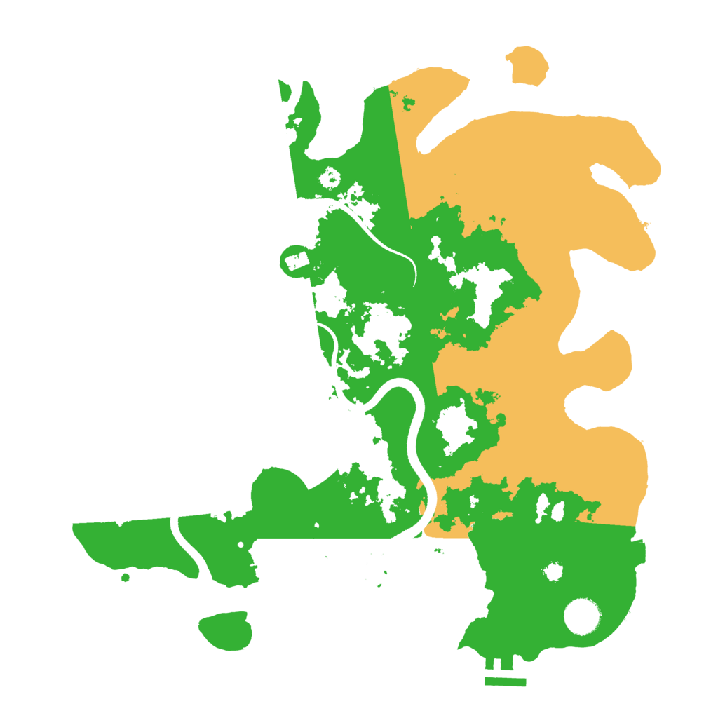 Biome Rust Map: Procedural Map, Size: 3500, Seed: 1784833214