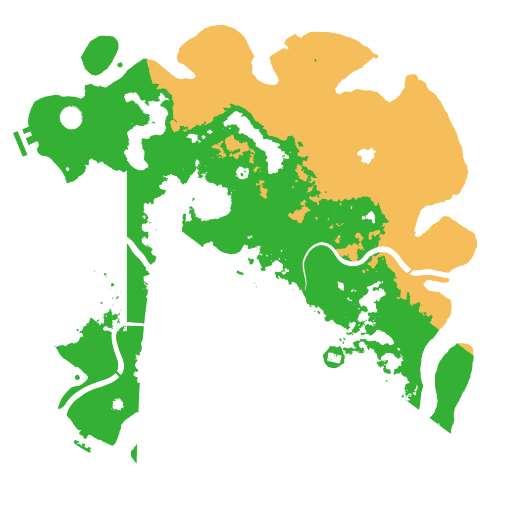 Biome Rust Map: Procedural Map, Size: 4000, Seed: 20260720