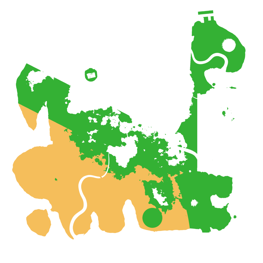 Biome Rust Map: Procedural Map, Size: 3500, Seed: 1408755985