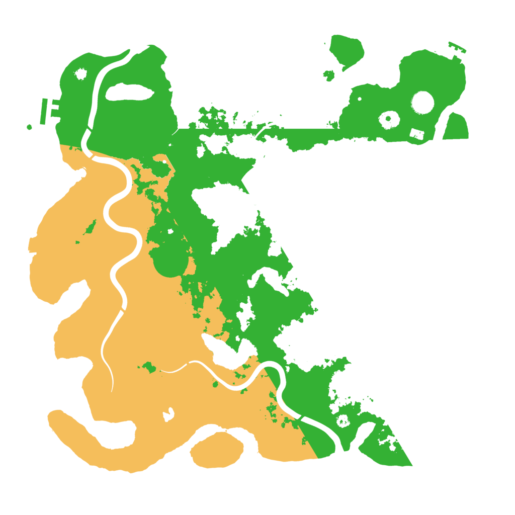 Biome Rust Map: Procedural Map, Size: 4000, Seed: 2469951