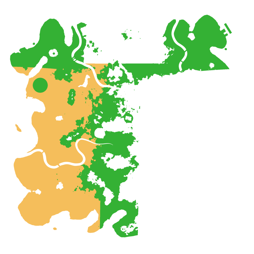 Biome Rust Map: Procedural Map, Size: 4500, Seed: 1097499873