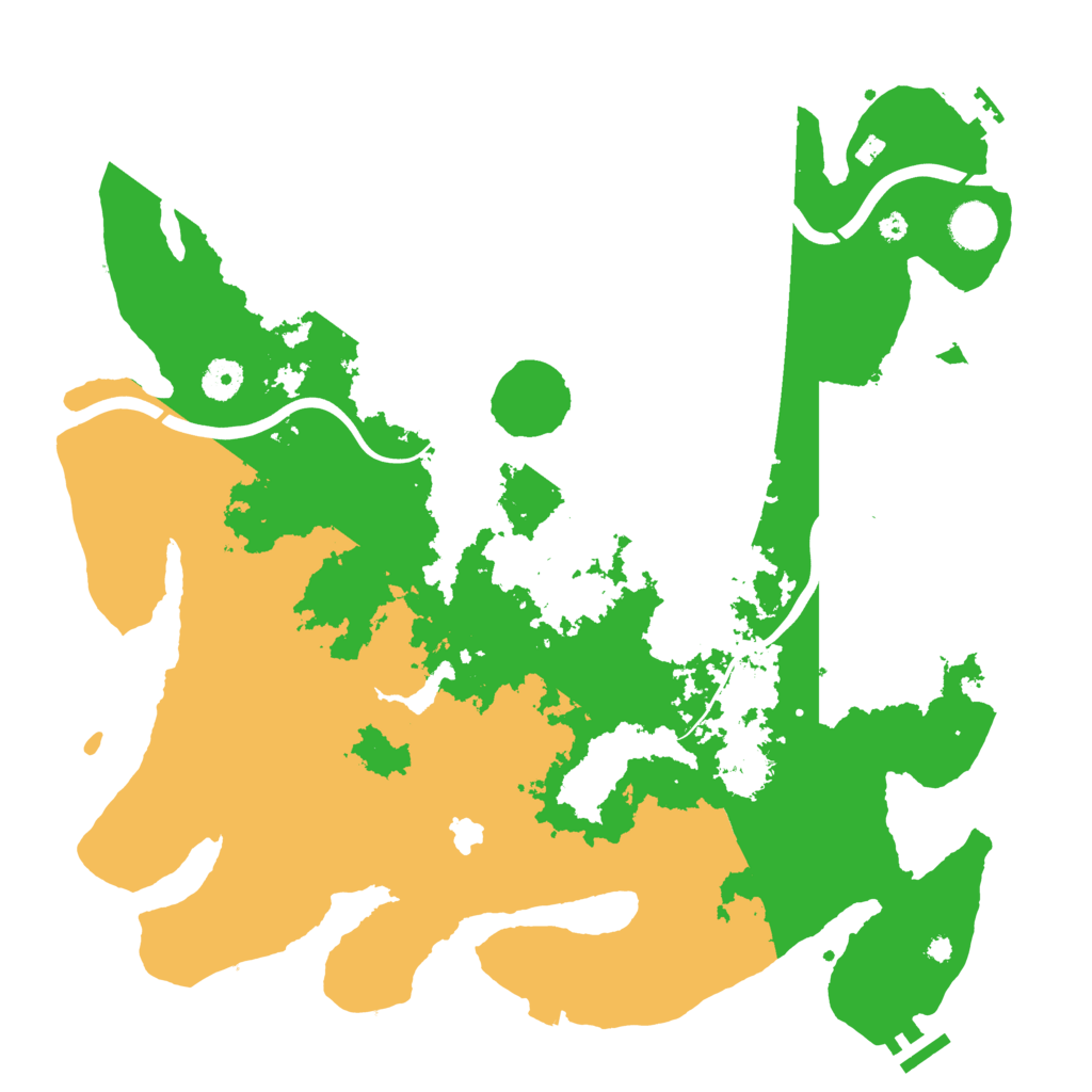 Biome Rust Map: Procedural Map, Size: 4000, Seed: 166652326
