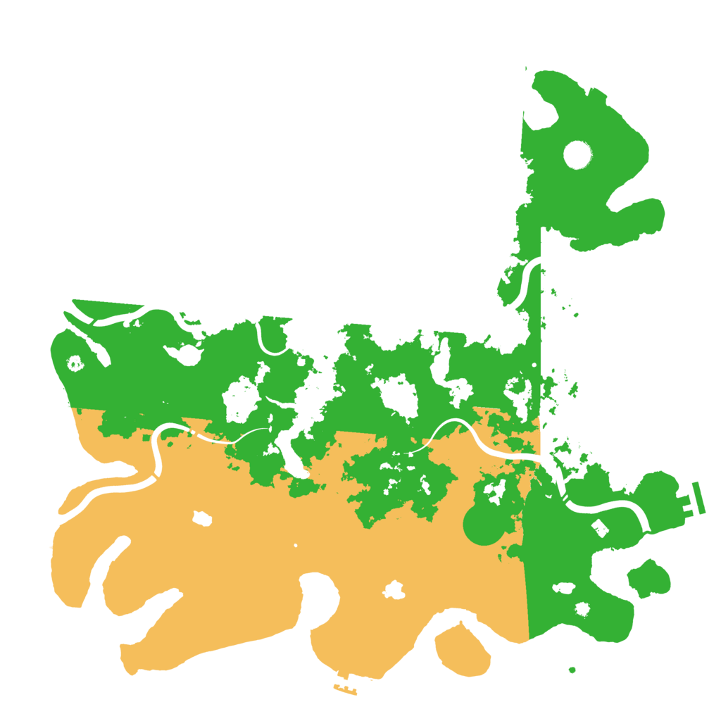 Biome Rust Map: Procedural Map, Size: 4500, Seed: 312973960