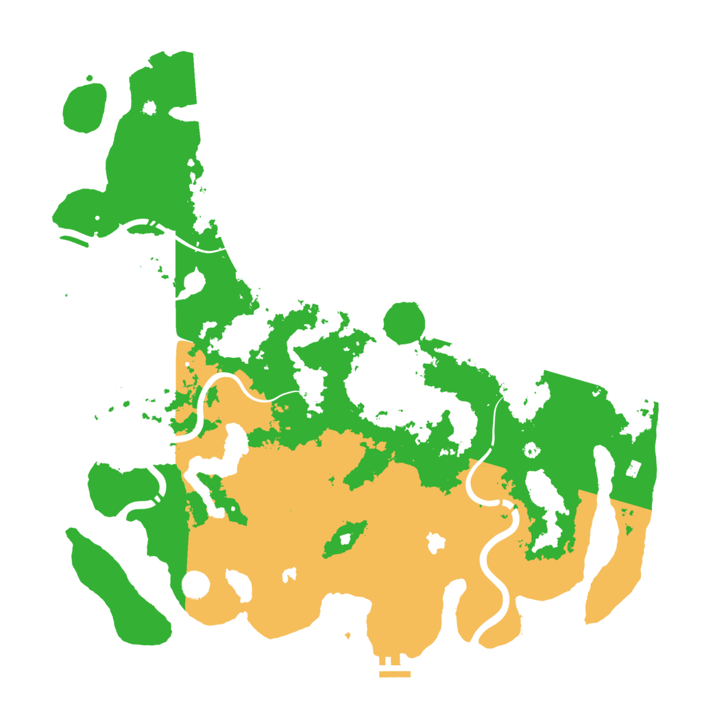Biome Rust Map: Procedural Map, Size: 4500, Seed: 1588480420