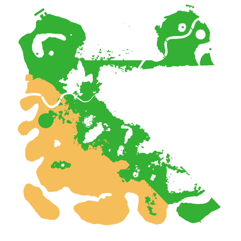 Biome Rust Map: Procedural Map, Size: 4300, Seed: 210191572