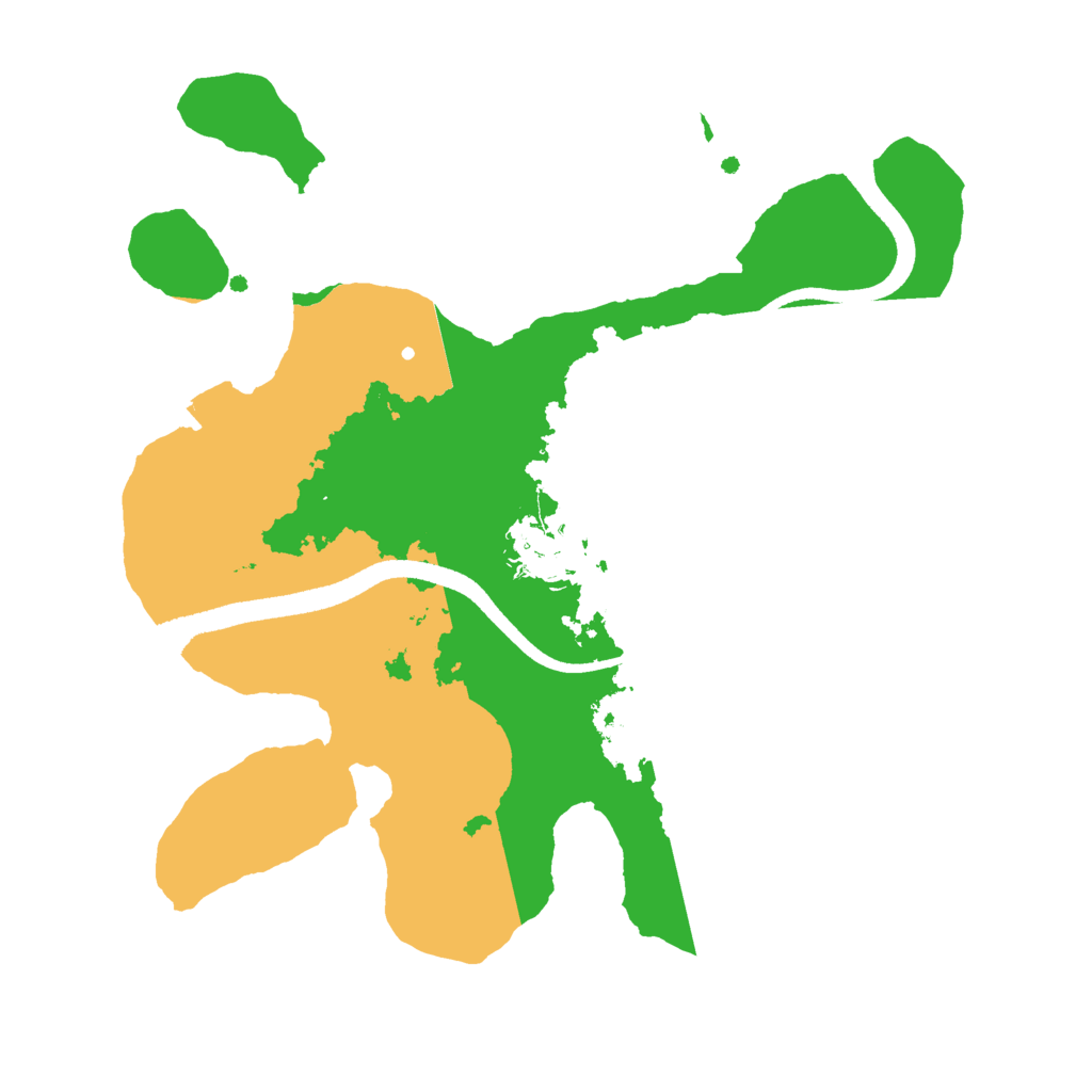 Biome Rust Map: Procedural Map, Size: 2500, Seed: 20435024