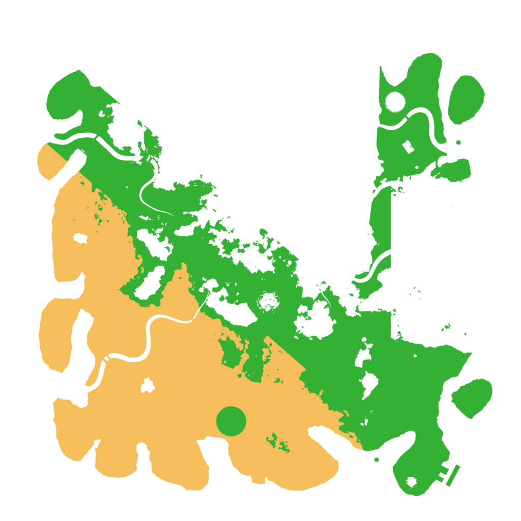 Biome Rust Map: Procedural Map, Size: 4600, Seed: 1817489616