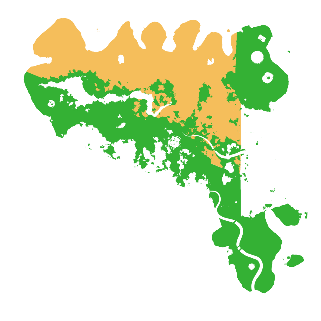 Biome Rust Map: Procedural Map, Size: 4500, Seed: 1538103994
