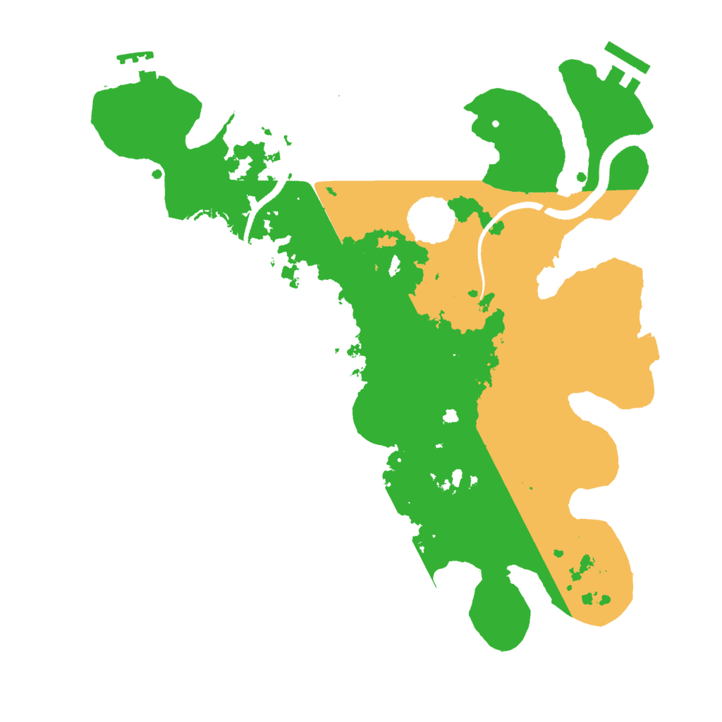 Biome Rust Map: Procedural Map, Size: 3000, Seed: 11342