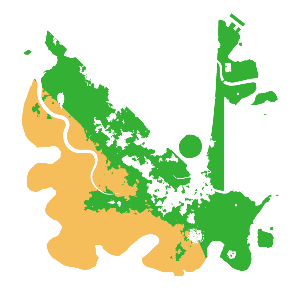 Biome Rust Map: Procedural Map, Size: 3500, Seed: 669507942