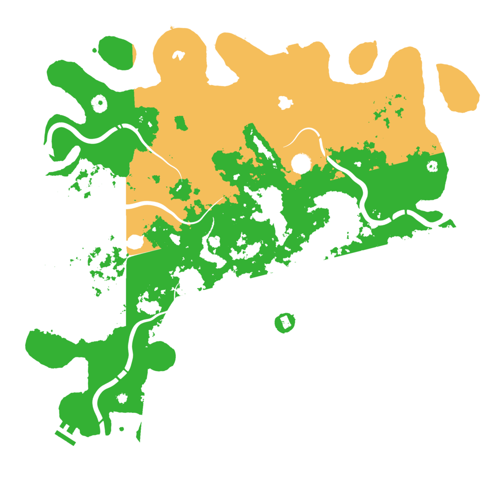 Biome Rust Map: Procedural Map, Size: 4500, Seed: 89169225