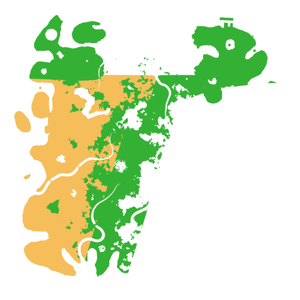 Biome Rust Map: Procedural Map, Size: 4500, Seed: 288