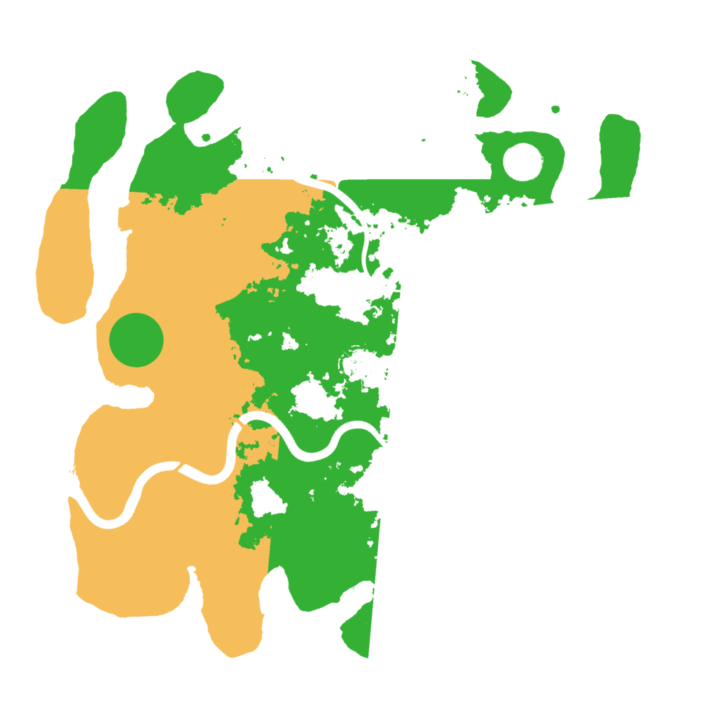 Biome Rust Map: Procedural Map, Size: 3500, Seed: 2018956926