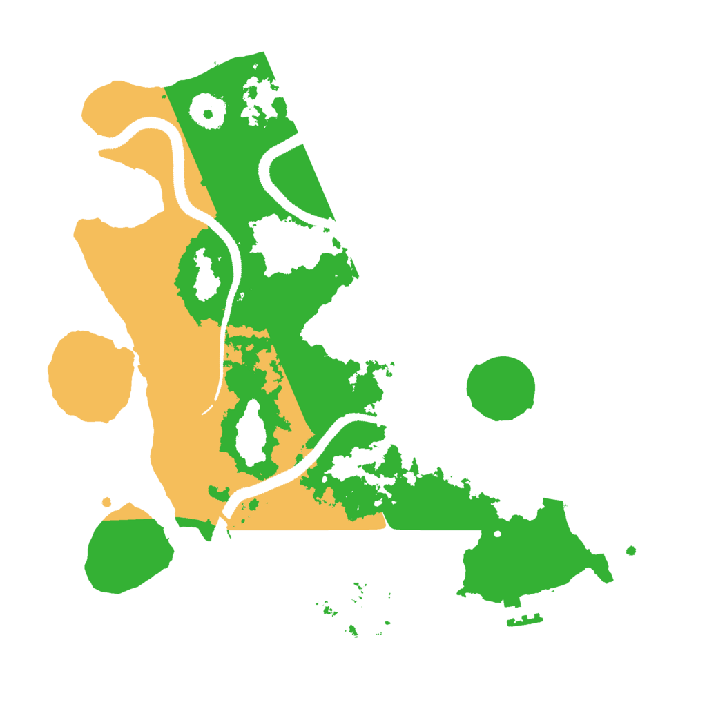 Biome Rust Map: Procedural Map, Size: 3000, Seed: 379197103