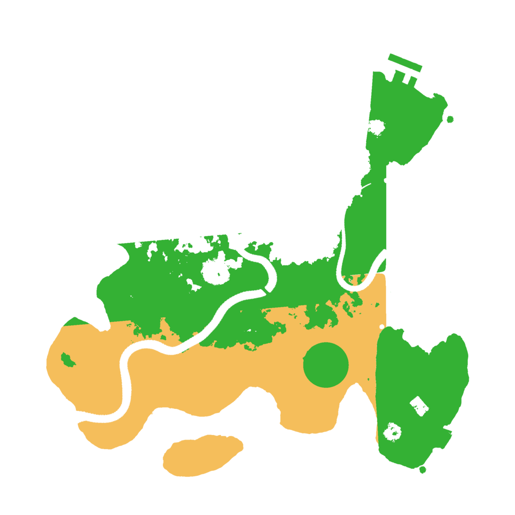 Biome Rust Map: Procedural Map, Size: 3000, Seed: 19862