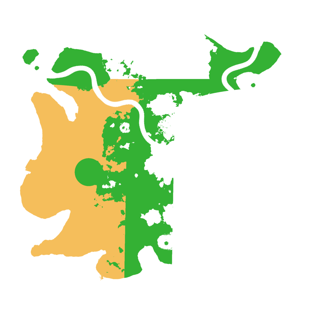 Biome Rust Map: Procedural Map, Size: 3000, Seed: 2070060517