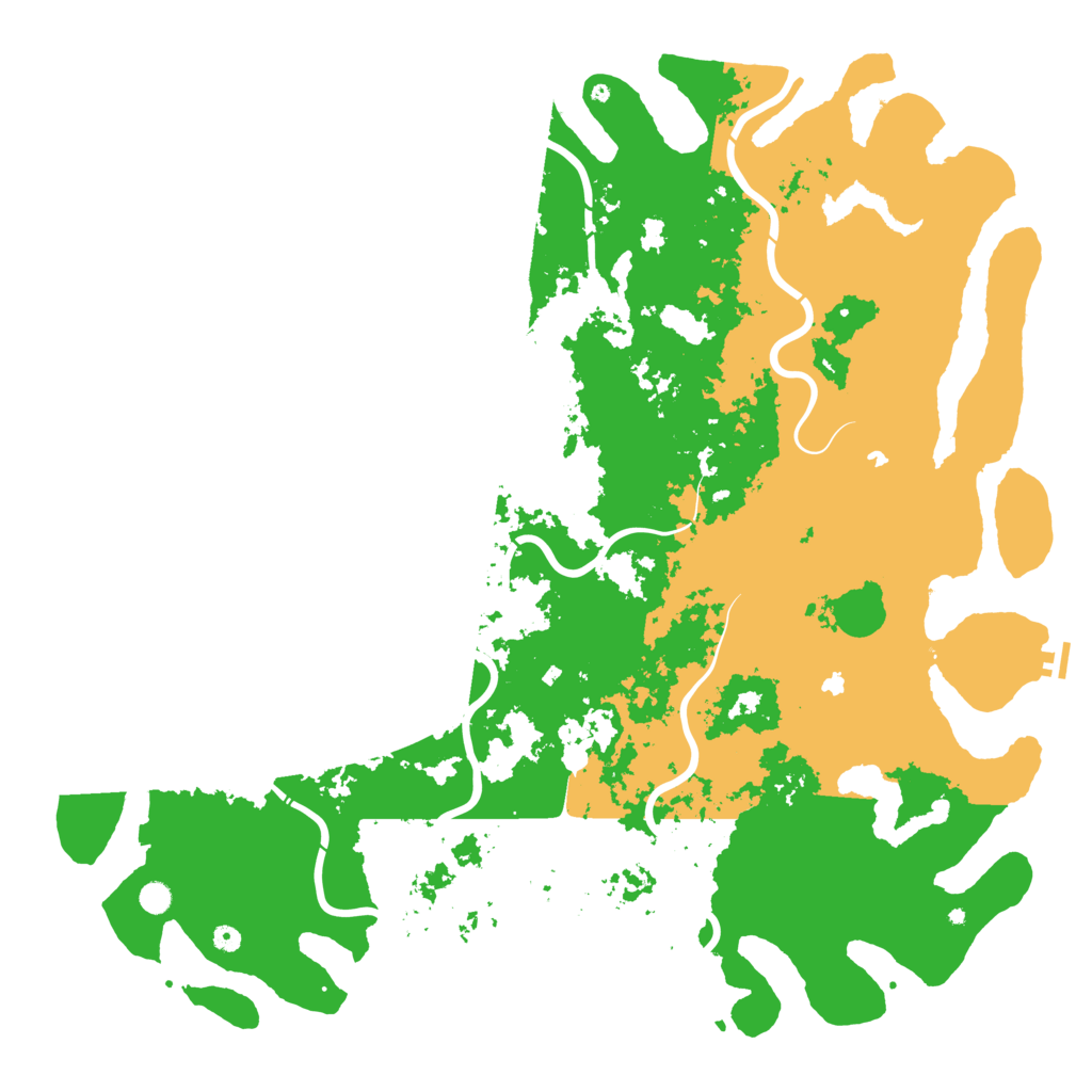 Biome Rust Map: Procedural Map, Size: 6000, Seed: 1486435438