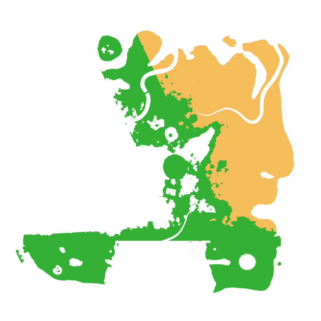 Biome Rust Map: Procedural Map, Size: 3500, Seed: 1847392