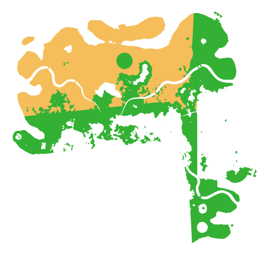 Biome Rust Map: Procedural Map, Size: 4300, Seed: 13955