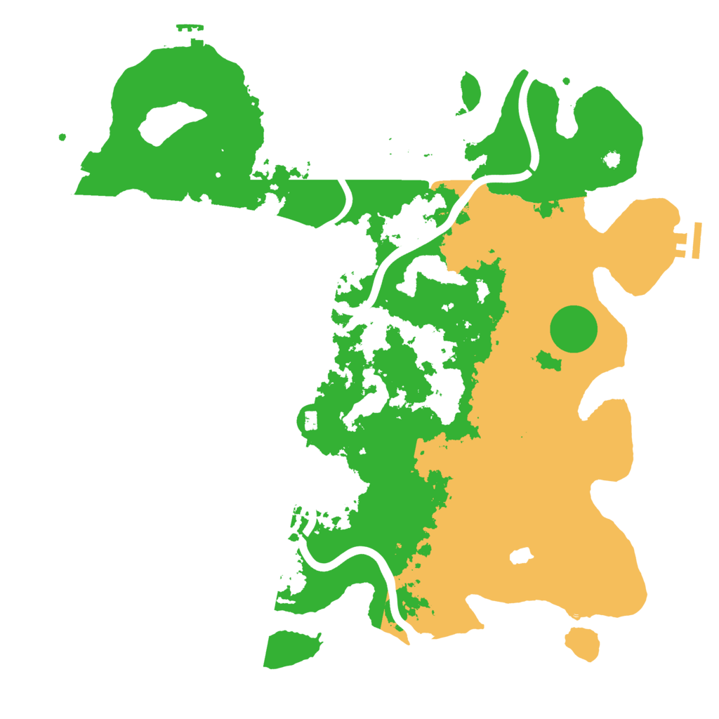 Biome Rust Map: Procedural Map, Size: 4000, Seed: 213261340