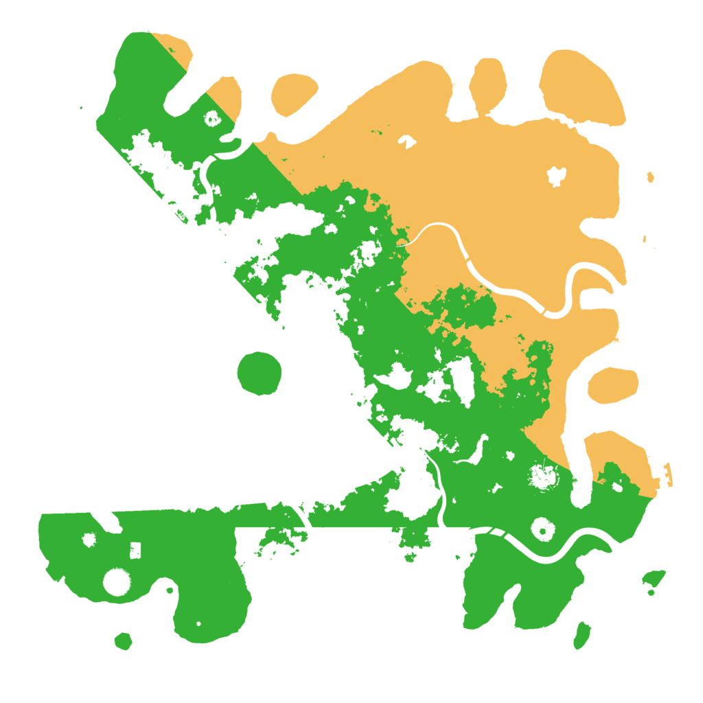 Biome Rust Map: Procedural Map, Size: 4500, Seed: 1448937418