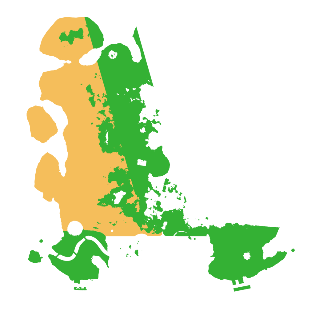 Biome Rust Map: Procedural Map, Size: 3750, Seed: 981080069