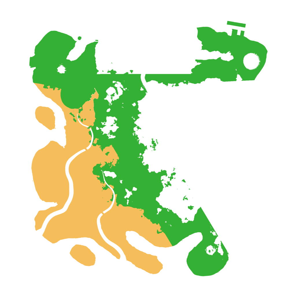 Biome Rust Map: Procedural Map, Size: 3200, Seed: 1025374263