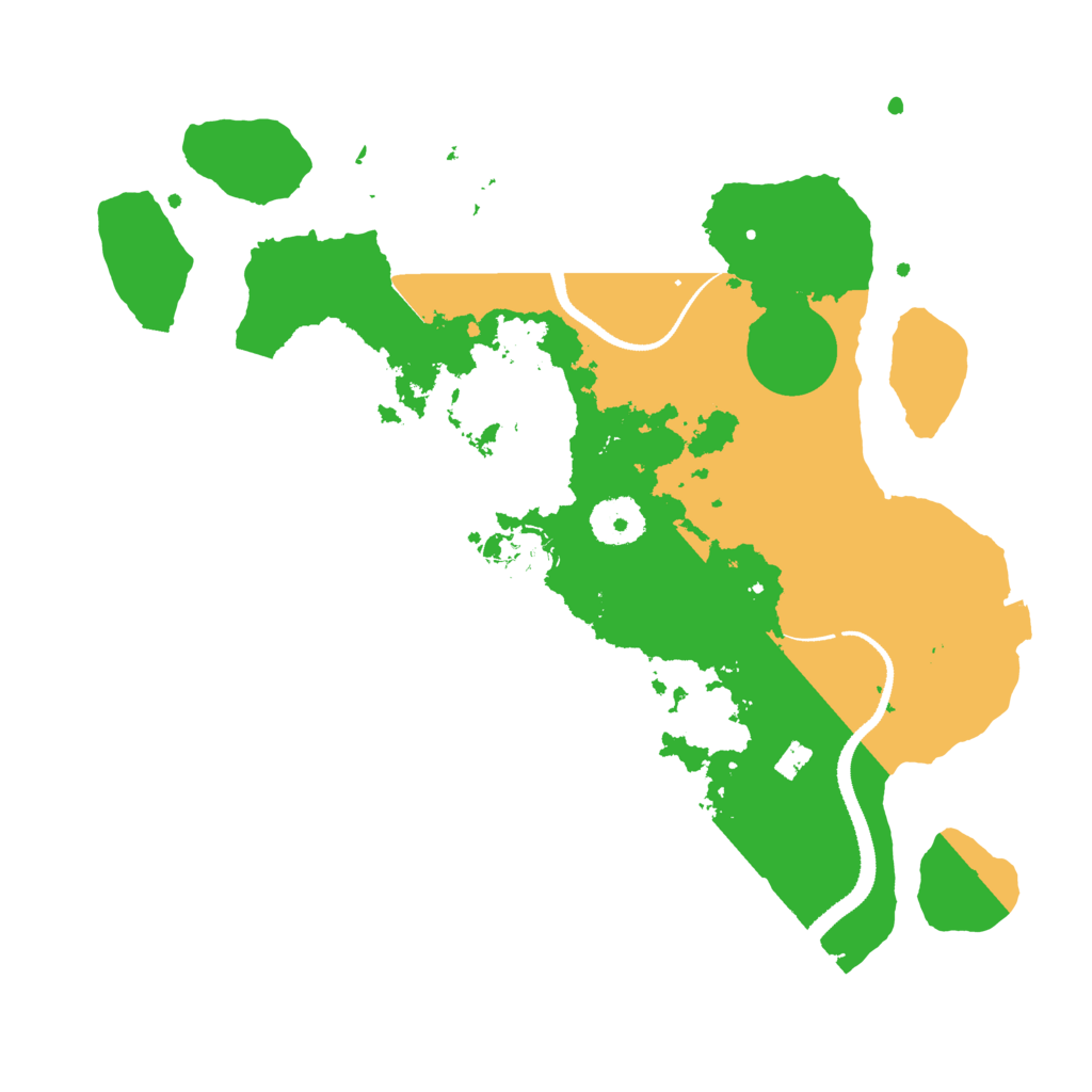 Biome Rust Map: Procedural Map, Size: 3200, Seed: 1146783597