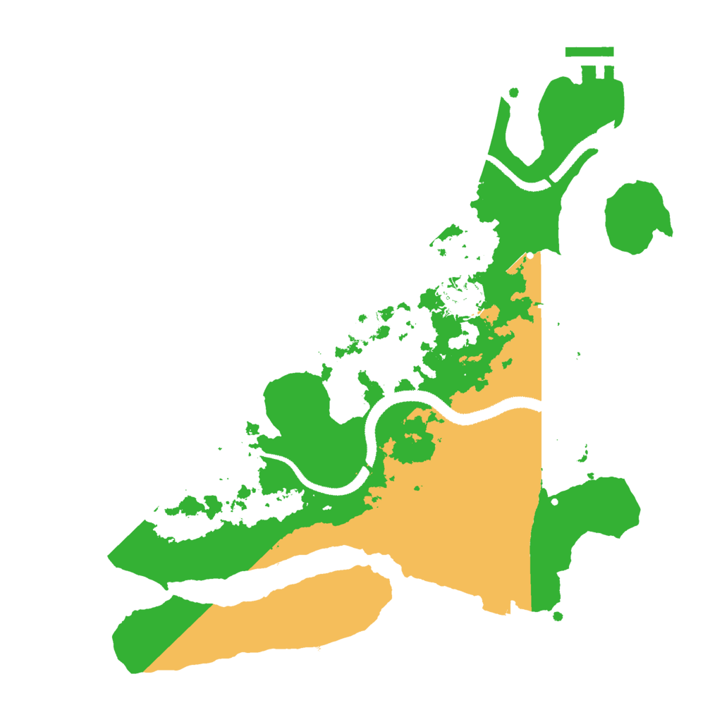 Biome Rust Map: Procedural Map, Size: 3000, Seed: 456436527
