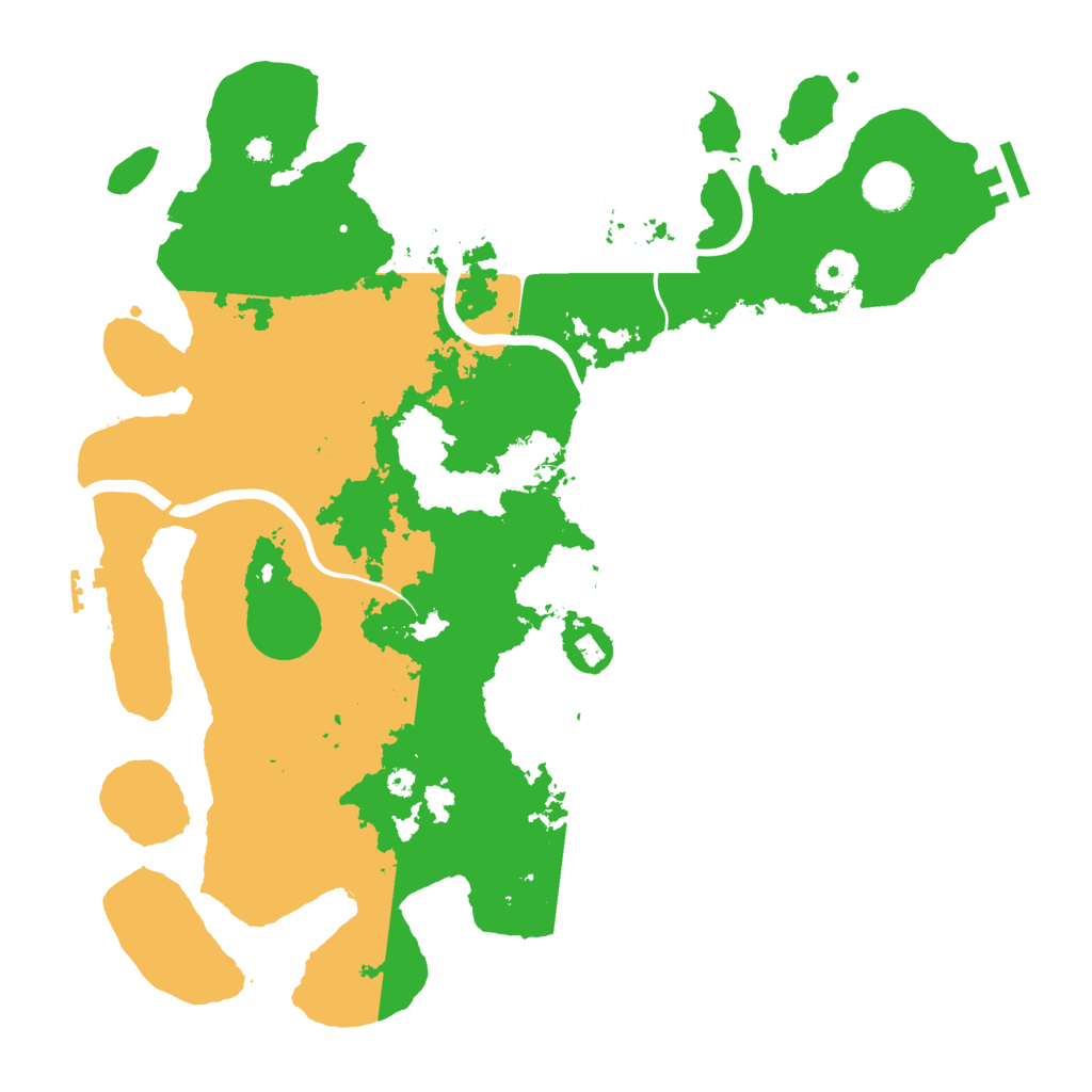 Biome Rust Map: Procedural Map, Size: 3900, Seed: 1641065943