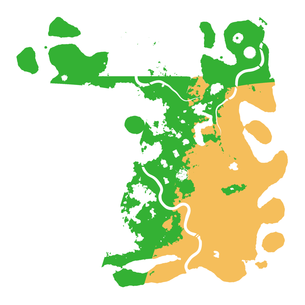 Biome Rust Map: Procedural Map, Size: 4500, Seed: 122411422