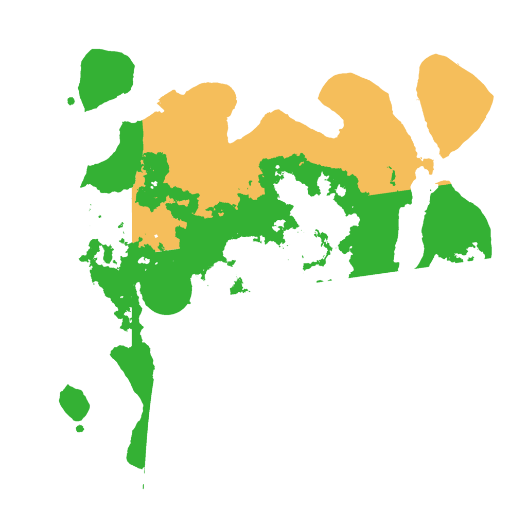 Biome Rust Map: Procedural Map, Size: 2767, Seed: 50000