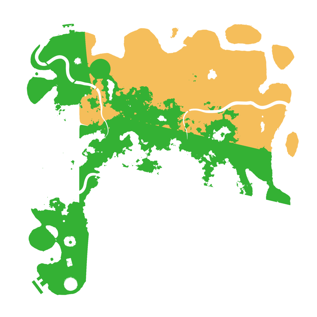 Biome Rust Map: Procedural Map, Size: 4200, Seed: 89364