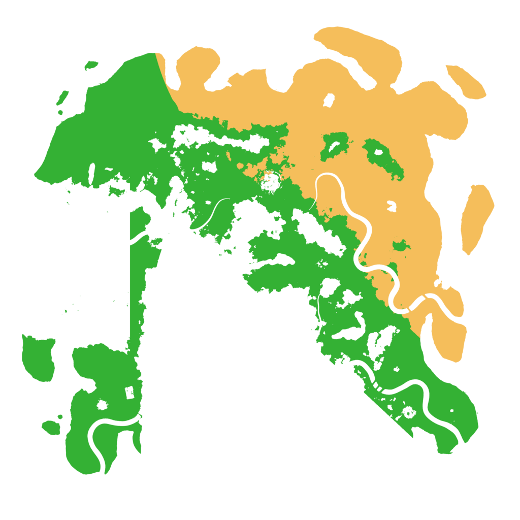 Biome Rust Map: Procedural Map, Size: 4500, Seed: 4380