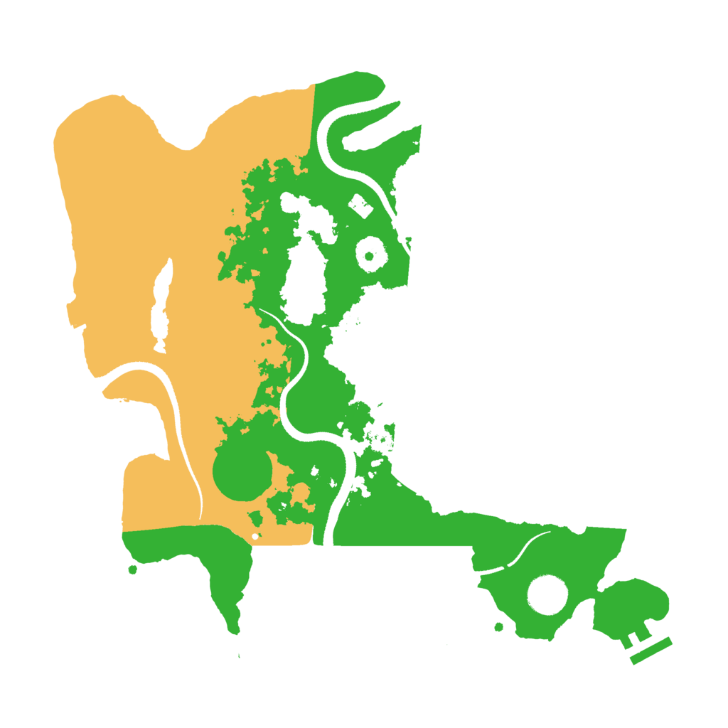 Biome Rust Map: Procedural Map, Size: 3300, Seed: 1254193826